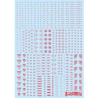 RB Caution Decal 02 One Color Red