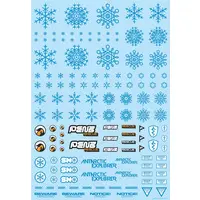 Snow Decal Blue (1 Sheet)