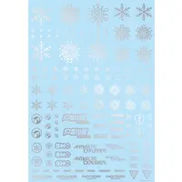 Snow Decal Silver (1 Sheet)