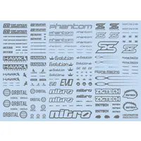 Sponsor Logo Decal 01S Gray