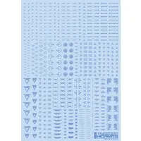 RB Caution Decal 02 One Color Blue
