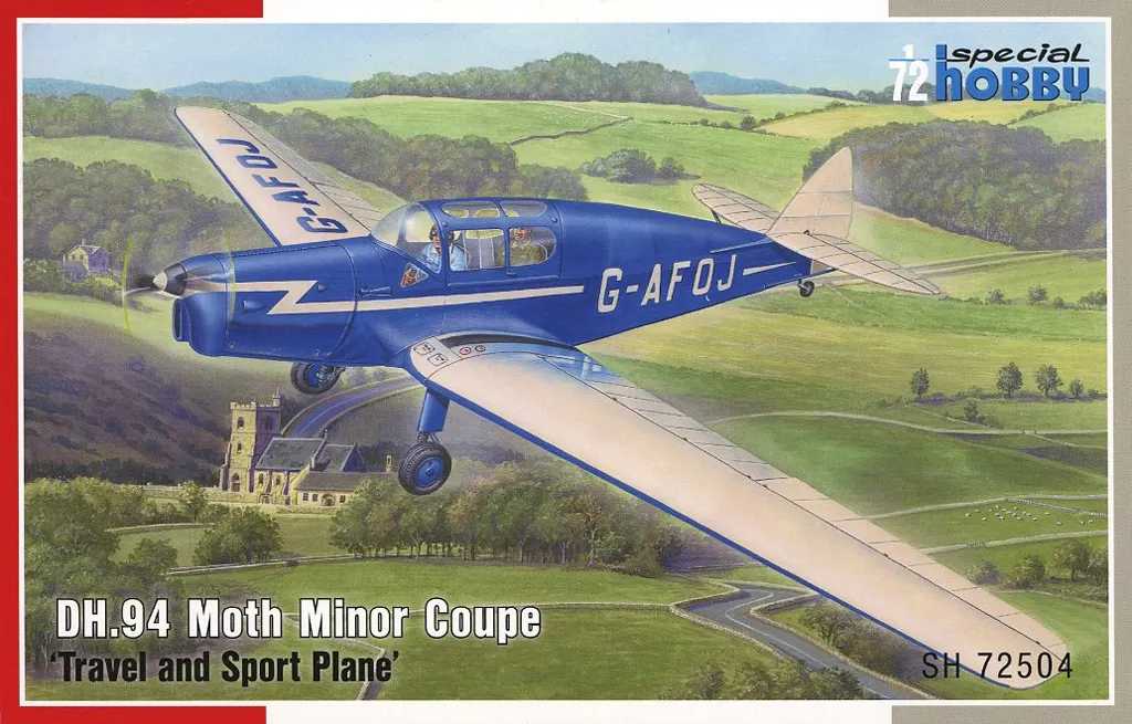 1/72 Scale Model Kit - de Havilland / de Havilland Moth Minor