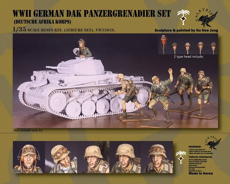1/35 Scale Model Kit - People/Animals / Tank Crew