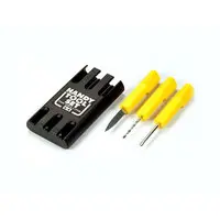 Tamiya Craft Tools Series Portable Tool Set for Drilling Includes a 2mm Drill, Reamer for up to 6mm holes & Screwdriver.