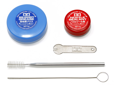 エアーブラシ　セット　まとめ売り Tamiya Airbrush System Series Spray-Work Airbrush Cleaning Kit