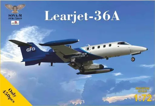 1/72 Scale Model Kit - Airliner / Learjet 36 & Kawasaki P-2J & Learjet 35
