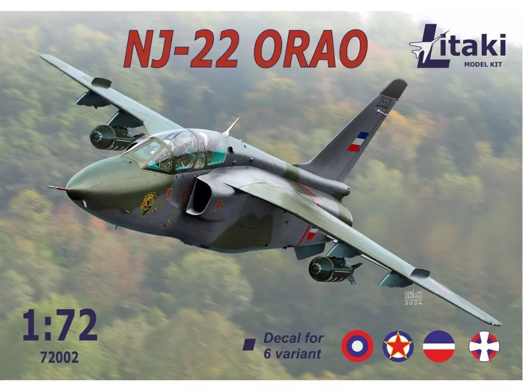 1/72 Scale Model Kit - Attack aircraft / Soko J-22 Orao
