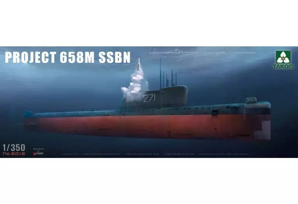 1/350 Scale Model Kit - Submarine
