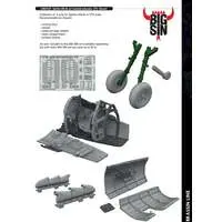 1/72 Scale Model Kit - Fighter aircraft model kits / Supermarine Spitfire