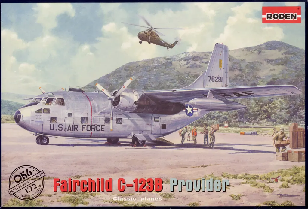 1/72 Scale Model Kit - Military transport aircraft / Fairchild C-123 Provider