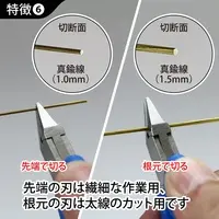 Tapered Nippers (for metal wire) Craft Grip Series