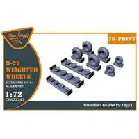 1/72 Scale Model Kit - Wheel Set - Detail-Up Parts