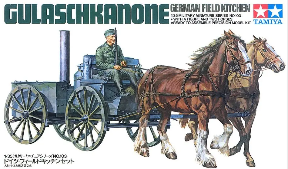 1/35 SCALE GERMAN FIELD KITCHEN Model Kit