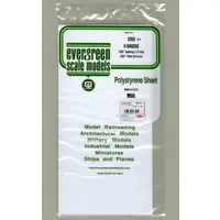 Plastic Model Supplies - Evergreen polystyrene sheet