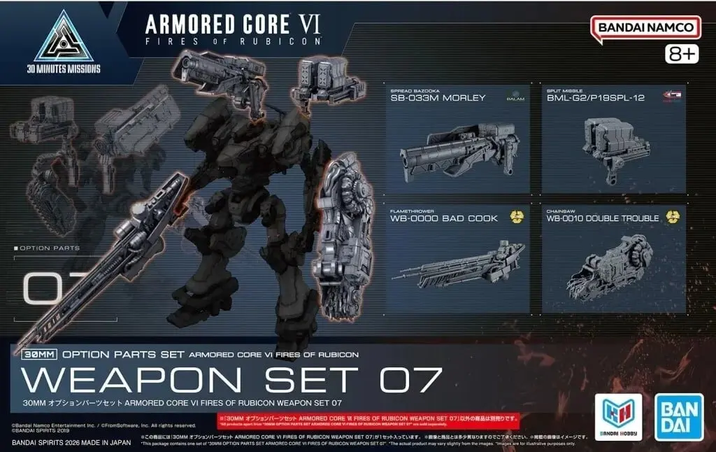 Plastic Model Kit - Optional Parts - 30 MINUTES MISSIONS
