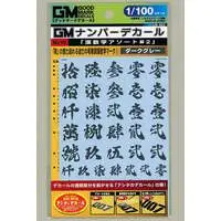 1/100 Scale Model Kit - GM Decals