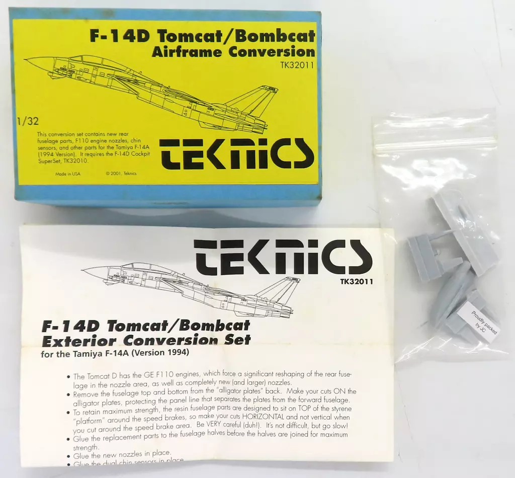 1/32 Scale Model Kit - Grade Up Parts / F-14