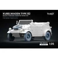 1/35 Scale Model Kit - Wheel Set - Detail-Up Parts / Volkswagen Kübelwagen