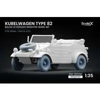 1/35 Scale Model Kit - Wheel Set - Detail-Up Parts / Volkswagen Kübelwagen