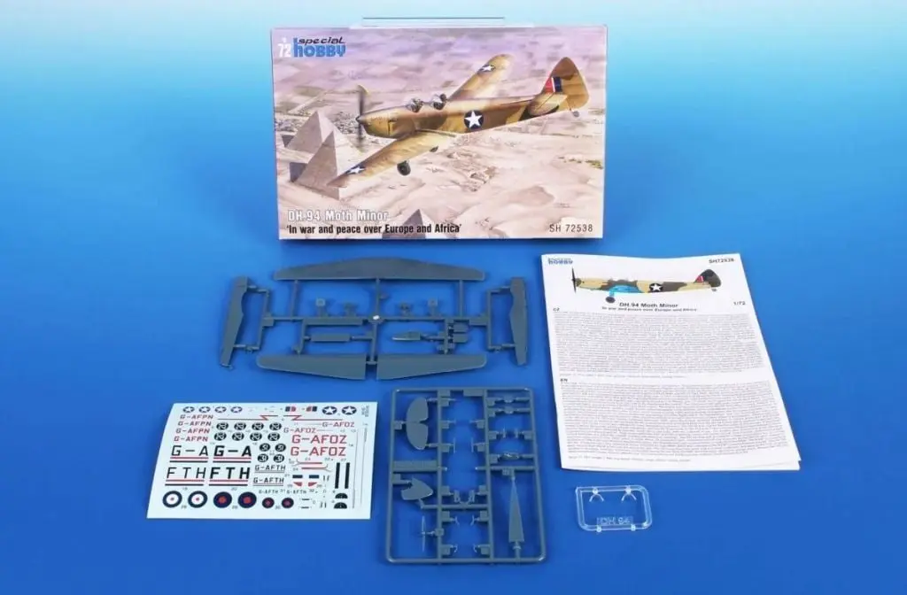 1/72 Scale Model Kit - de Havilland / de Havilland Moth Minor
