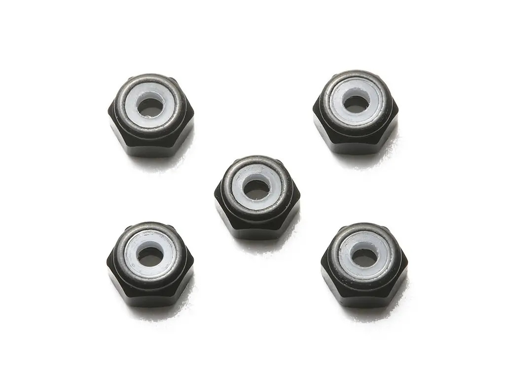 Plastic Model Parts - Aluminum Lock Nut - Mini 4WD Parts