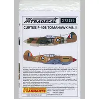 1/72 Scale Model Kit - Detail-Up Parts / Curtiss P-40 Warhawk