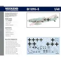 Weekend edition - 1/48 Scale Model Kit - Fighter aircraft model kits / Messerschmitt Bf 109