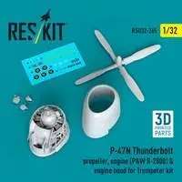 1/32 Scale Model Kit - Detail-Up Parts / P-47 Thunderbolt