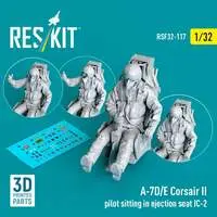 1/32 Scale Model Kit - Detail-Up Parts / Pilot & Ejection seat & LTV A-7 Corsair II