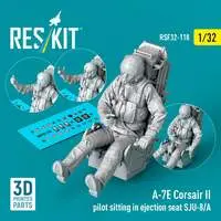 1/32 Scale Model Kit - Detail-Up Parts / Pilot & Ejection seat & LTV A-7 Corsair II