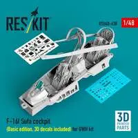 1/48 Scale Model Kit - Detail-Up Parts / F-16I Sufa