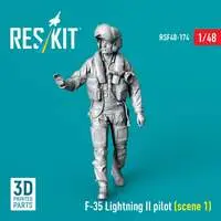 1/48 Scale Model Kit - Detail-Up Parts / Lockheed F-35 Lightning II & Pilot