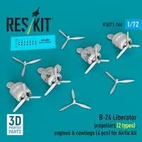 1/72 Scale Model Kit - Detail-Up Parts / Consolidated B-24 Liberator