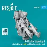 1/72 Scale Model Kit - Detail-Up Parts / Ejection seat & Lockheed F-35 Lightning II