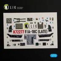 1/72 Scale Model Kit - Detail-Up Parts / F/A-18 Hornet