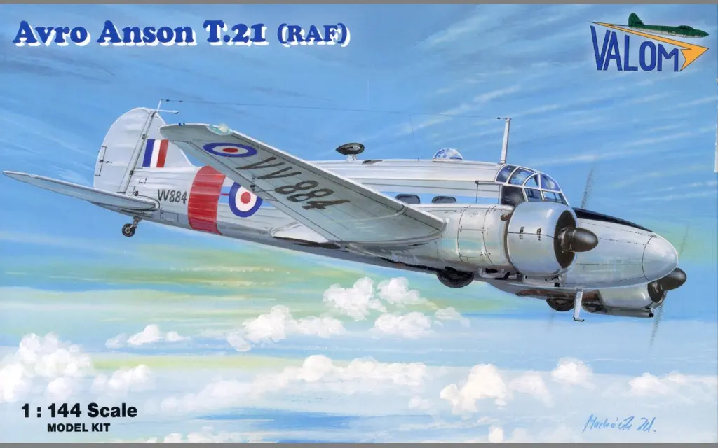 1/144 Scale Model Kit - Military transport aircraft / Avro Anson