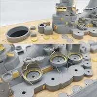 1/350 Scale Model Kit - Warship plastic model kit / Japanese Battleship Yamato