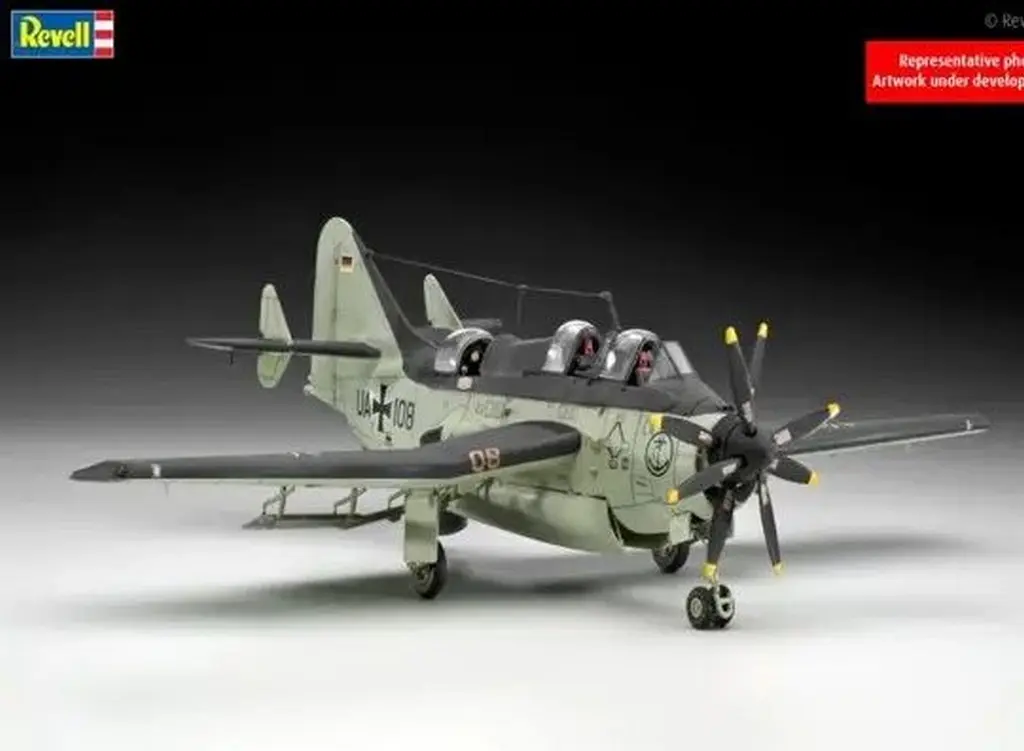 1/72 Scale Model Kit - Maritime patrol aircraft / Fairey Gannet