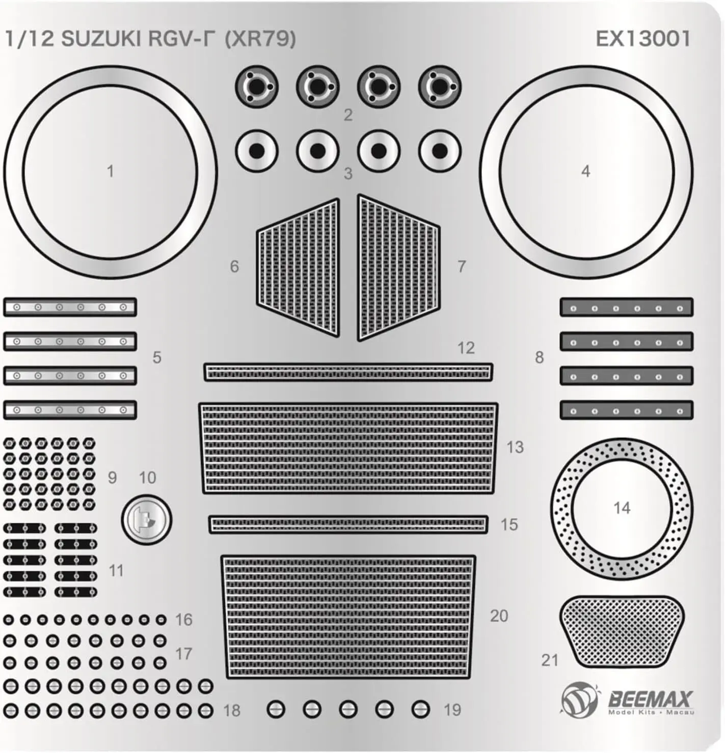 1/12 Scale Model Kit - SUZUKI