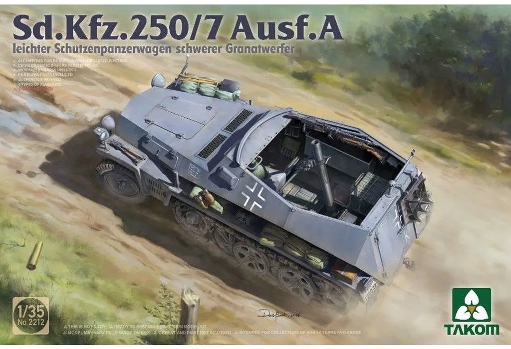 1/35 Scale Model Kit - Half-track / Armoured personnel carrier & Sd.Kfz. 2 Kettenkrad