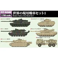 1/700 Scale Model Kit - Multiple rocket launcher / M142 HIMARS & Leclerc & Leopard 2