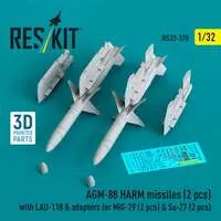 1/32 Scale Model Kit - Detail-Up Parts / Mikoyan MiG-29