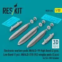 1/32 Scale Model Kit - Electronic-warfare aircraft / Boeing EA-18G Growler