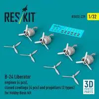 1/32 Scale Model Kit - Detail-Up Parts / Consolidated B-24 Liberator