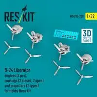 1/32 Scale Model Kit - Detail-Up Parts / Consolidated B-24 Liberator