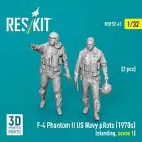 1/32 Scale Model Kit - Detail-Up Parts / F-4 & Pilot