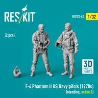 1/32 Scale Model Kit - Detail-Up Parts / F-4 & Pilot