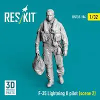 1/32 Scale Model Kit - Detail-Up Parts / Pilot & Lockheed F-35 Lightning II