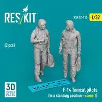 1/32 Scale Model Kit - Detail-Up Parts / Pilot & F-14