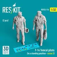1/32 Scale Model Kit - Detail-Up Parts / Pilot & F-14